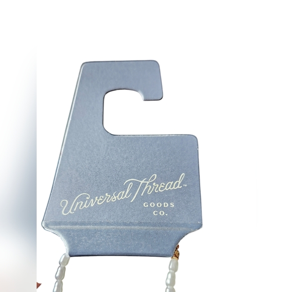 Universal Thread NEW Charm Faux Pearls Necklace Approx Measurements 16in NWT - Picture 5 of 6